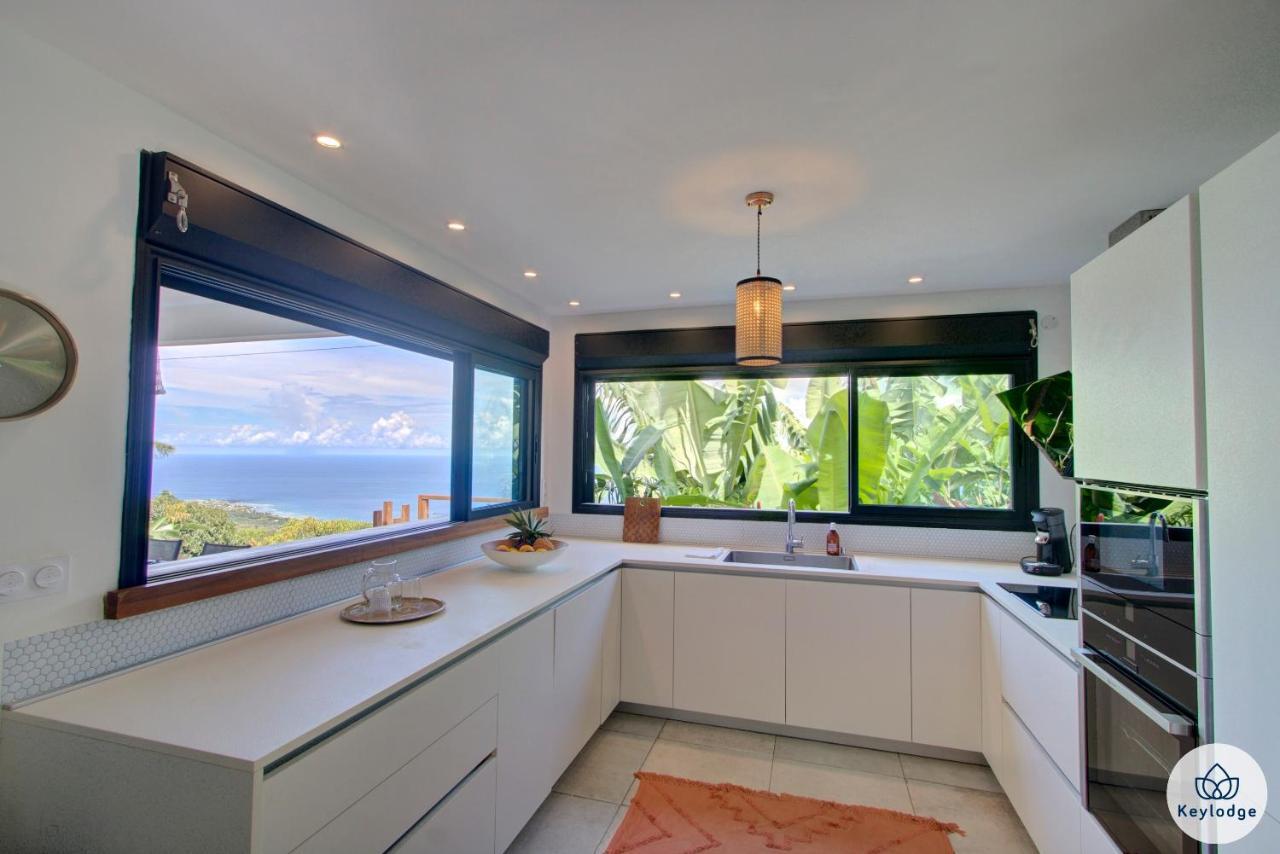 Villa Paloma 4 étoiles avec Piscine et Vue exceptionnelle sur l'ocean à Saint-Leu Esterno foto