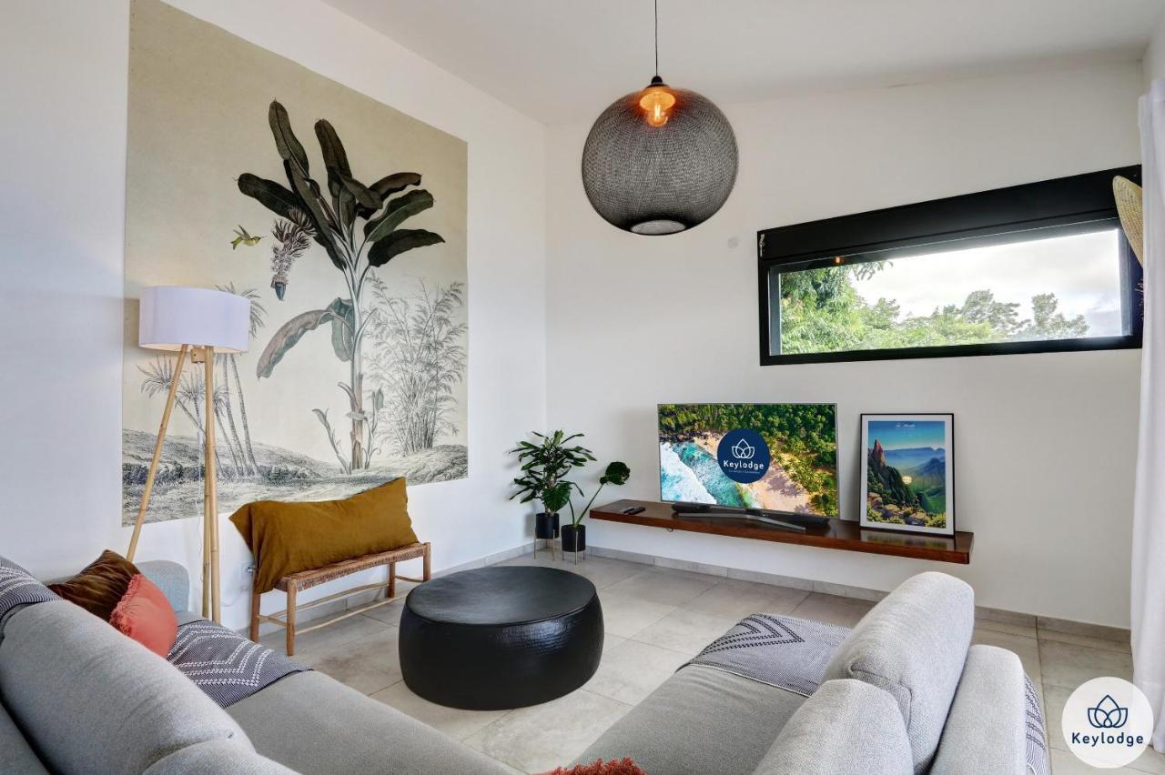 Villa Paloma 4 étoiles avec Piscine et Vue exceptionnelle sur l'ocean à Saint-Leu Esterno foto